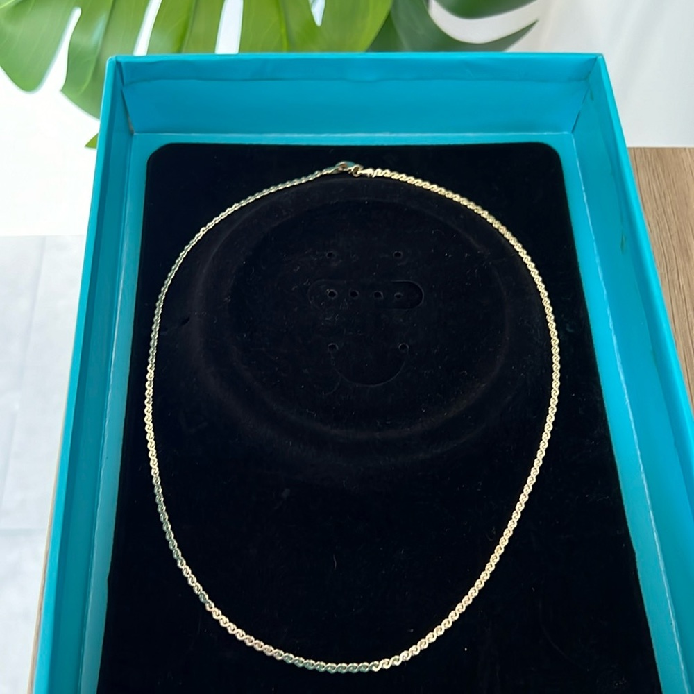 Gold Chain Necklace - Simple Contemporary Minimalist Chain